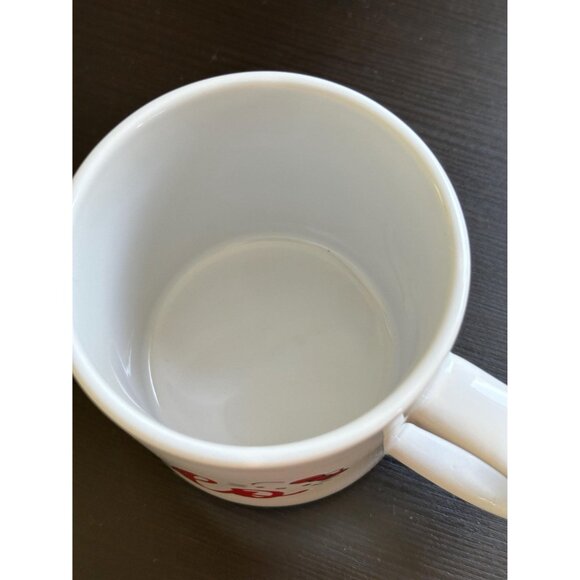 Hello Kitty Script Face Mug | 13 oz Ceramic | Stackable Sanrio Cup | Pre-Loved - Picture 3 of 7